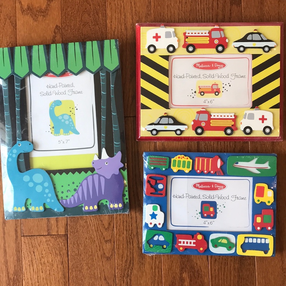 Melissa & Doug solid wood frames
